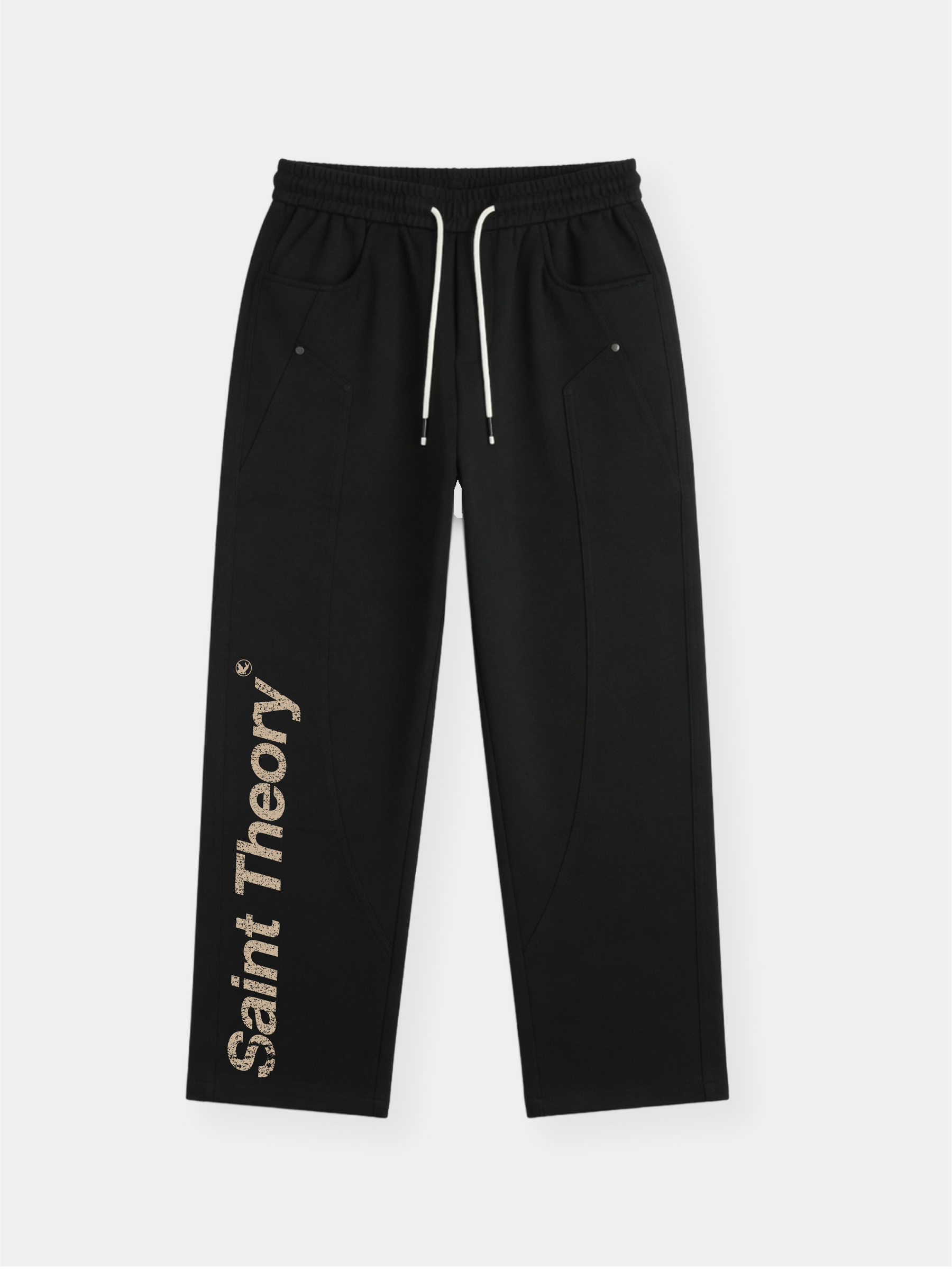 PANTS ESSENSIALS BLACK / BEIGE
