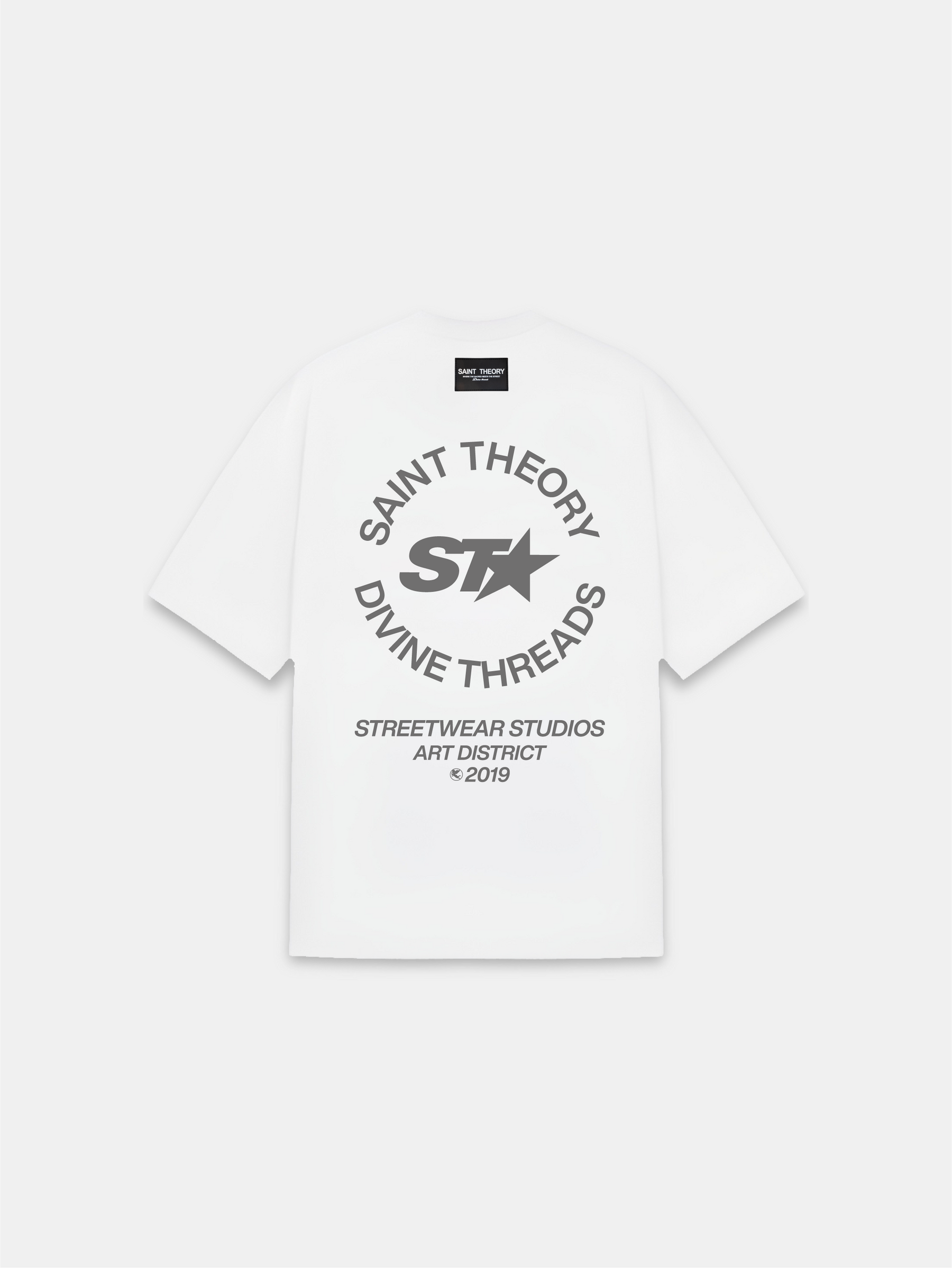 CAMISETA ESSENTIAL NORTH WHITE/GREY