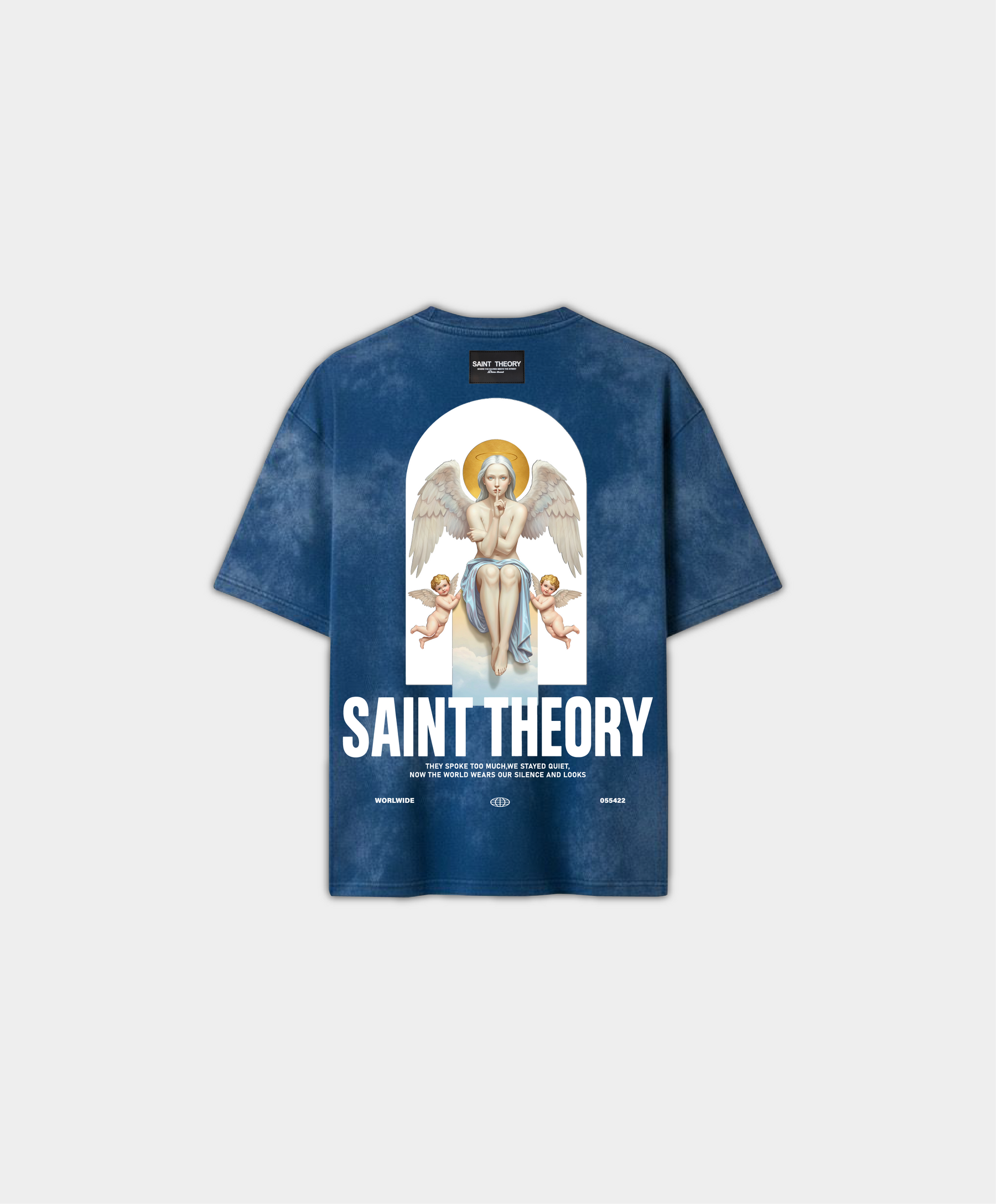 Camiseta Elyra Azul Desvanecido