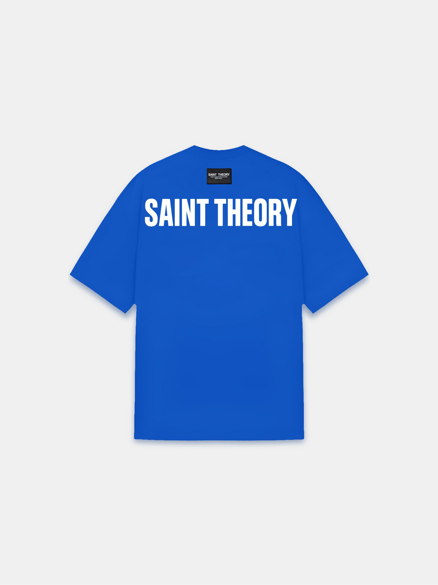 Camiseta Line Azul Blanco