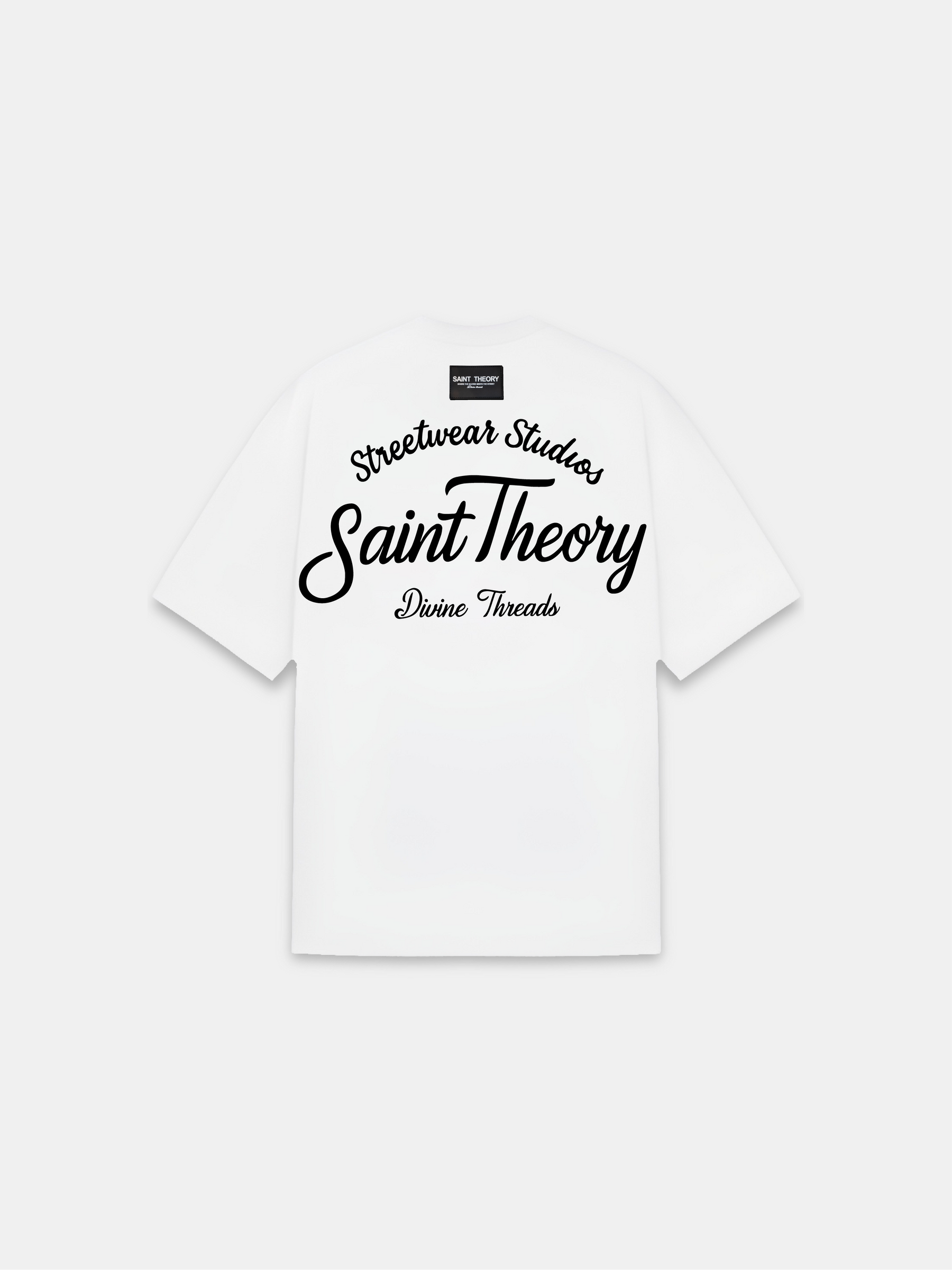 Camiseta Streetwear Studios Blanco Negro