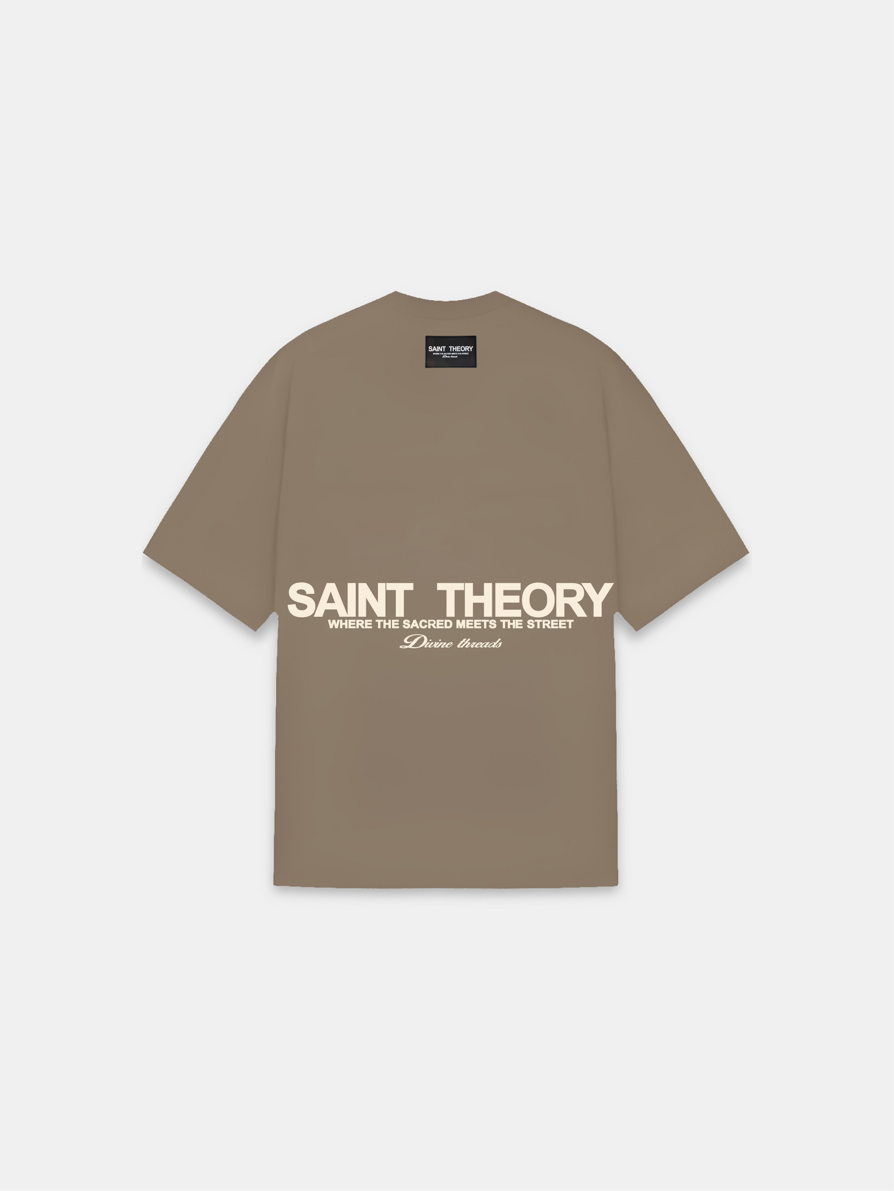 CAMISETA HILOS DIVINOS BROWN MILITARY/BEIGE