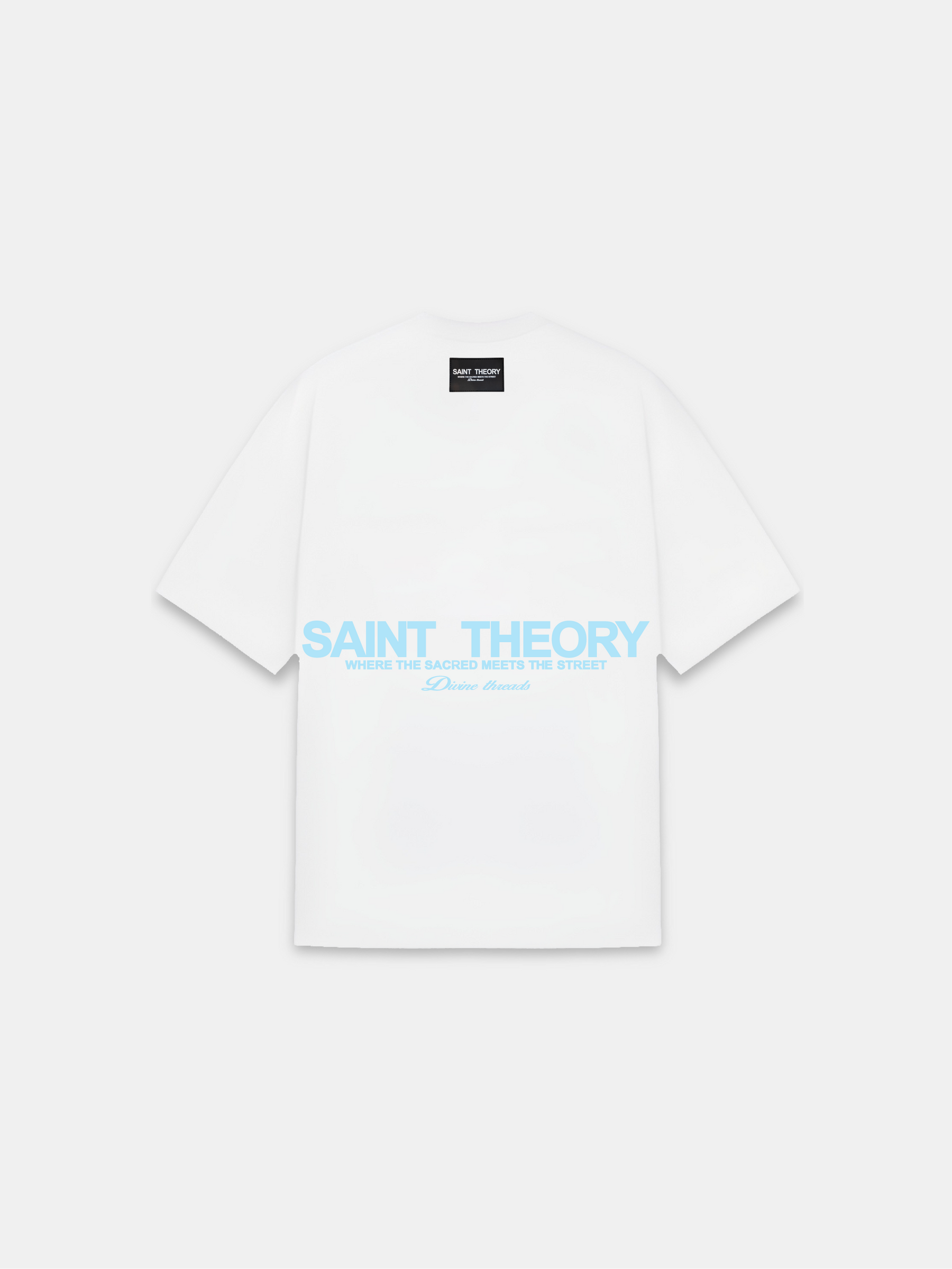 CAMISETA HILOS DIVINOS WHITE/BLUE LIGHT