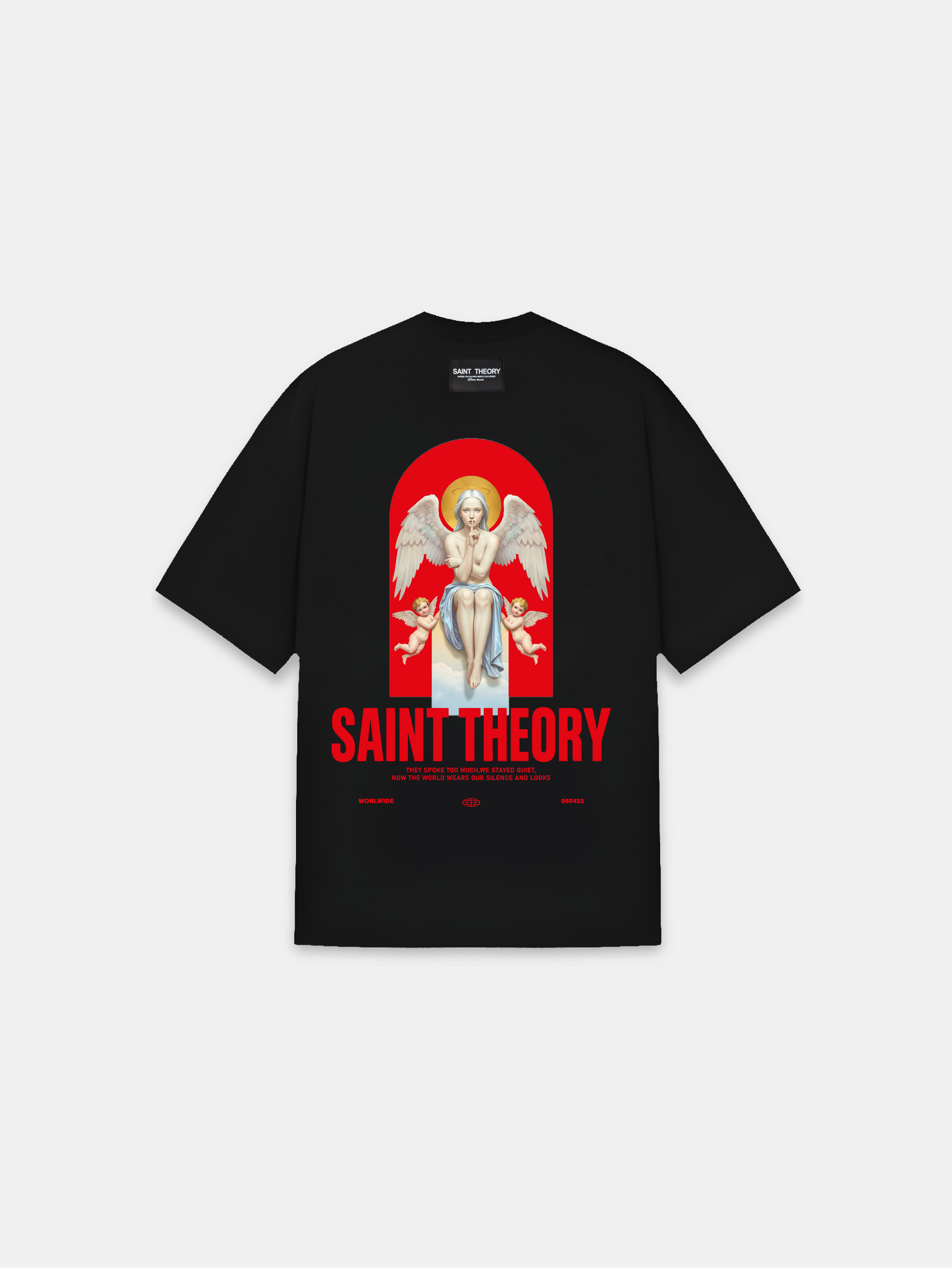 CAMISETA SECRET VERSE ELYRA BLACK RED