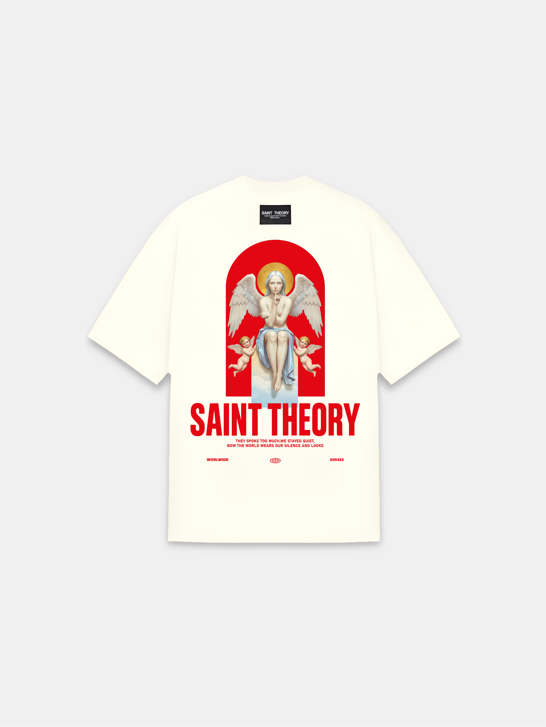 CAMISETA SECRET VERSE ELYRA CREAM RED