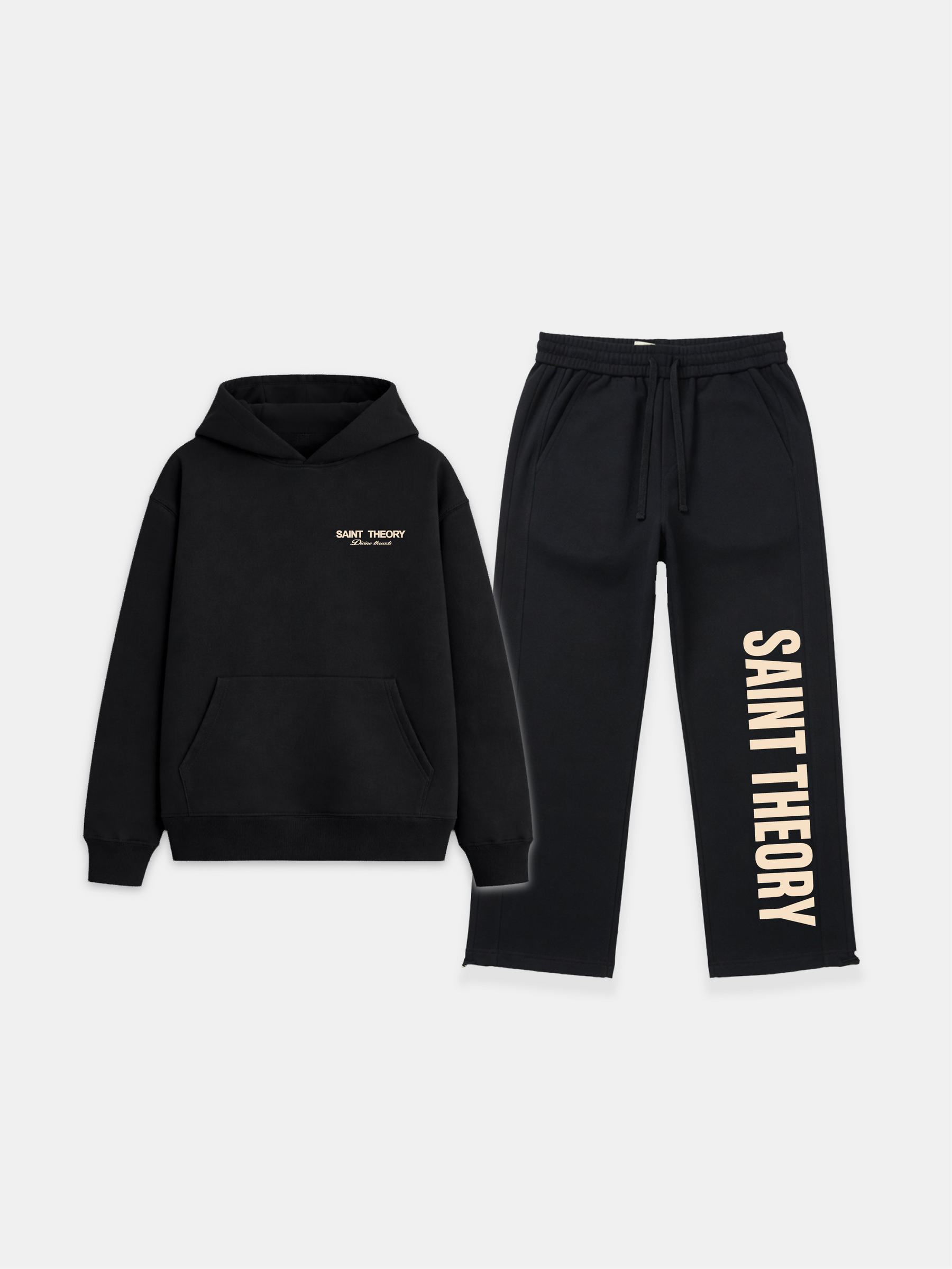 CONJUNTO CORE BLACK/BEIGE