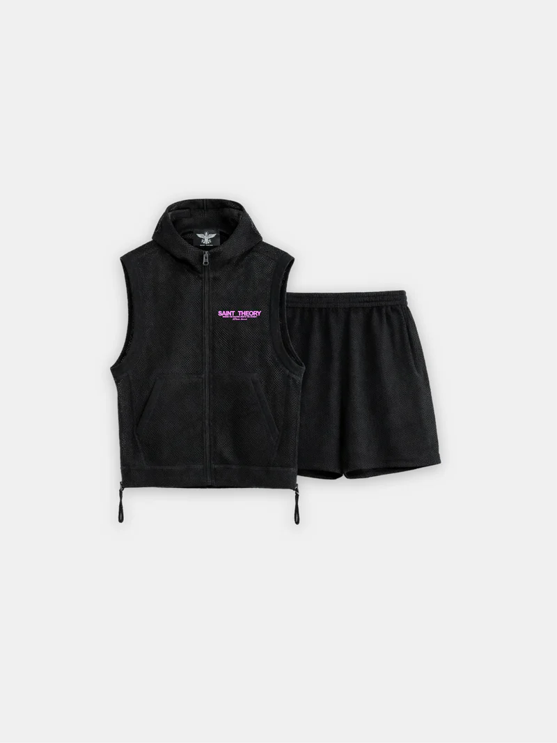 CONJUNTO MESH SET BLACK/PINK