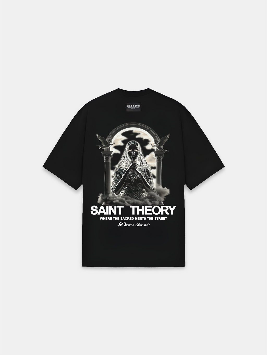 CAMISETA EVANGELIUM CELESTIAL ANGEL BLACK