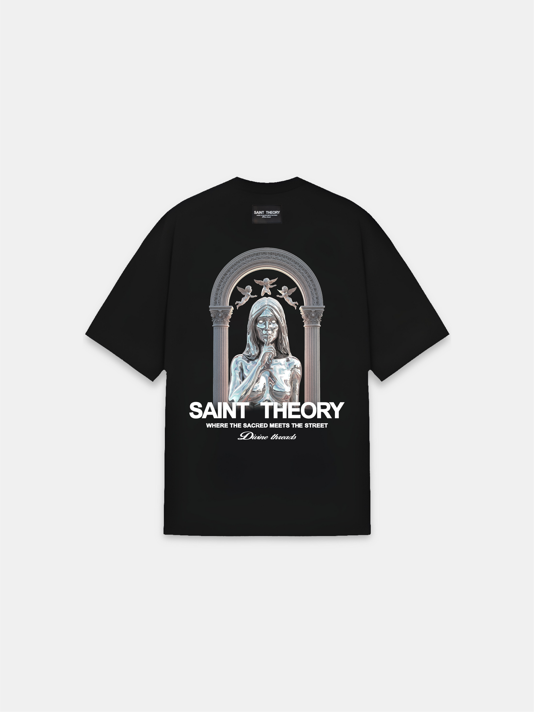 CAMISETA EVANGELIUM ORACLE ANGEL BLACK