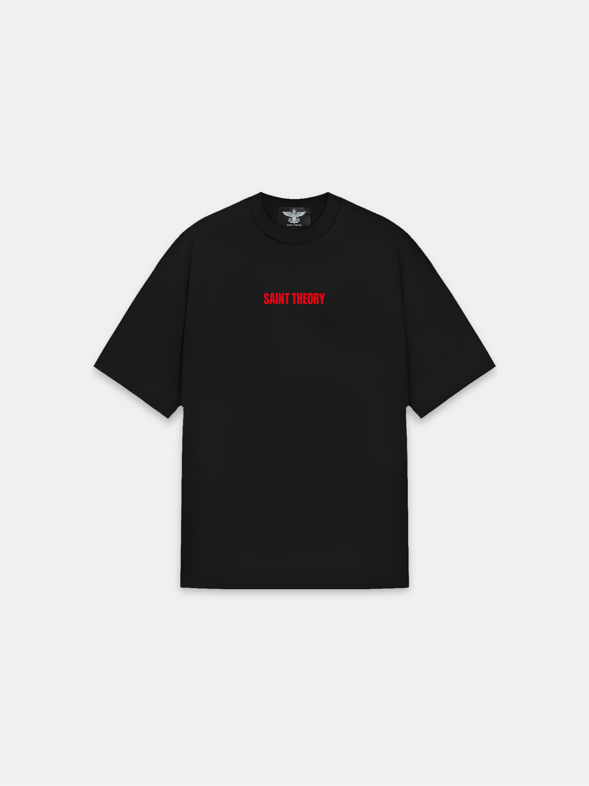 CAMISETA EVANGELIUM SECRET VERSE REBEL ANGEL BLACK RED