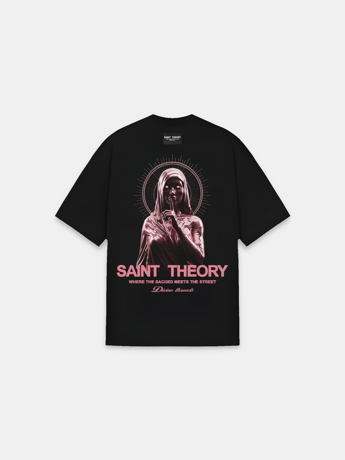 CAMISETA EVANGELIUM PINK ANGEL BLACK