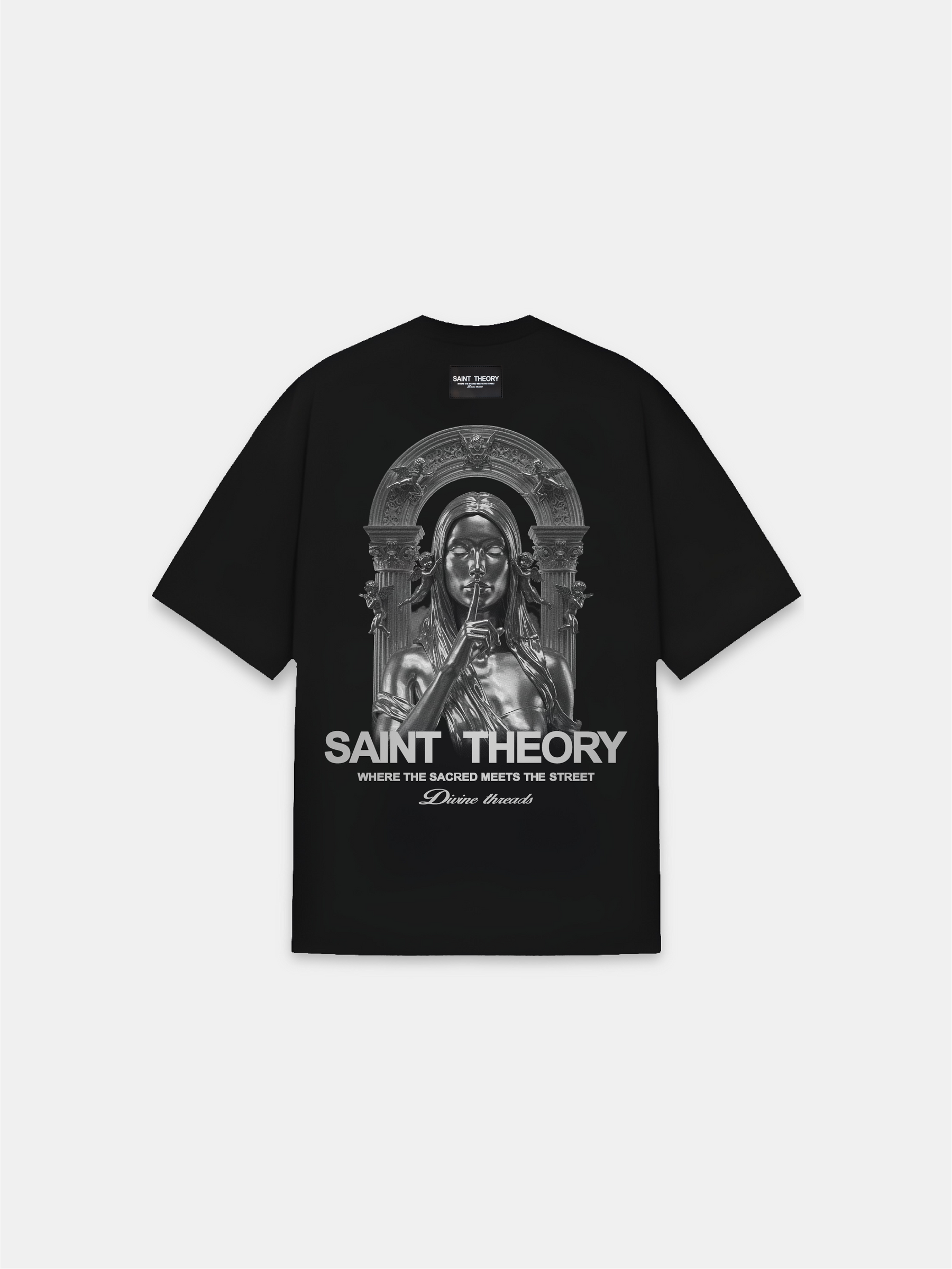 CAMISETA EVANGELIUM SILVER ANGEL BLACK