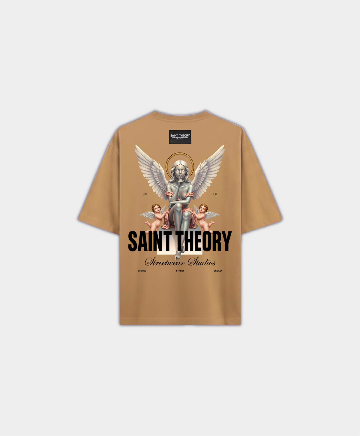 CAMISETA EVANGELIUM ELYRA RAINBOW CAQUI