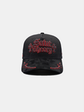 GORRA SAINT THEORY SILENT CROSS BLACK RED
