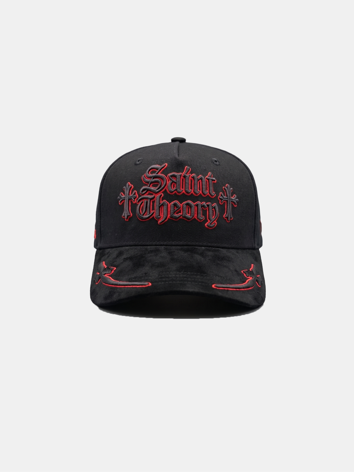 GORRA SAINT THEORY SILENT CROSS BLACK RED