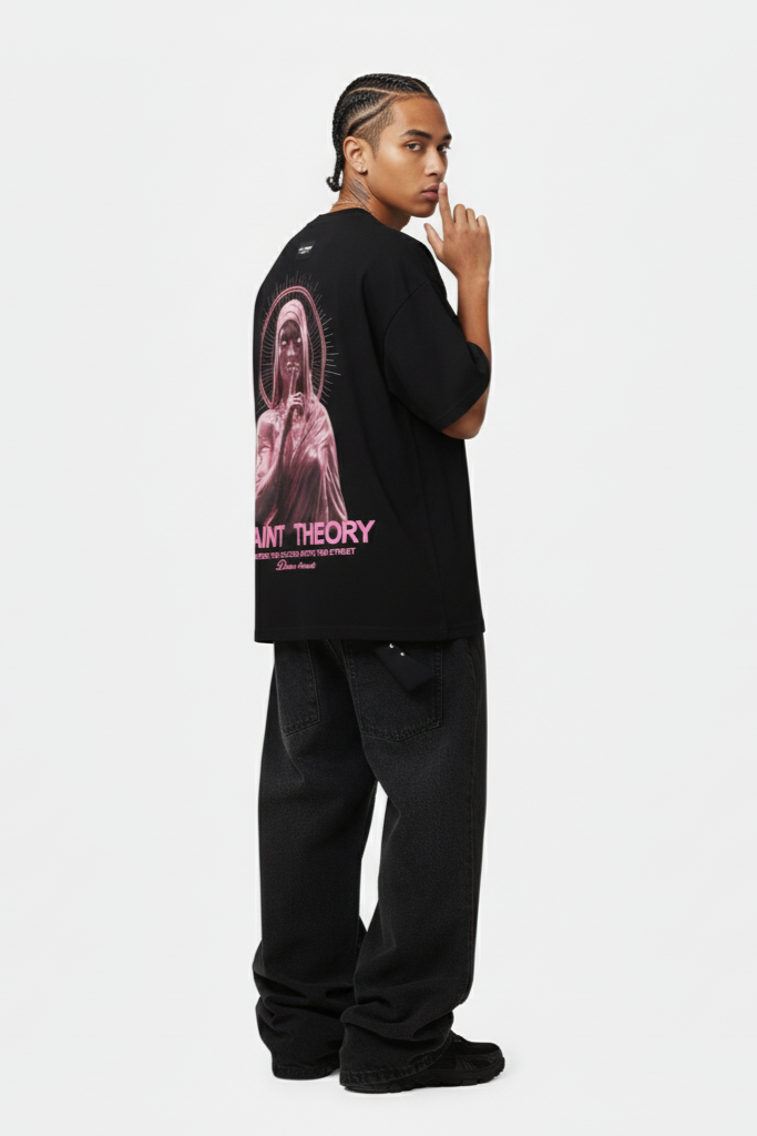 CAMISETA EVANGELIUM PINK ANGEL BLACK