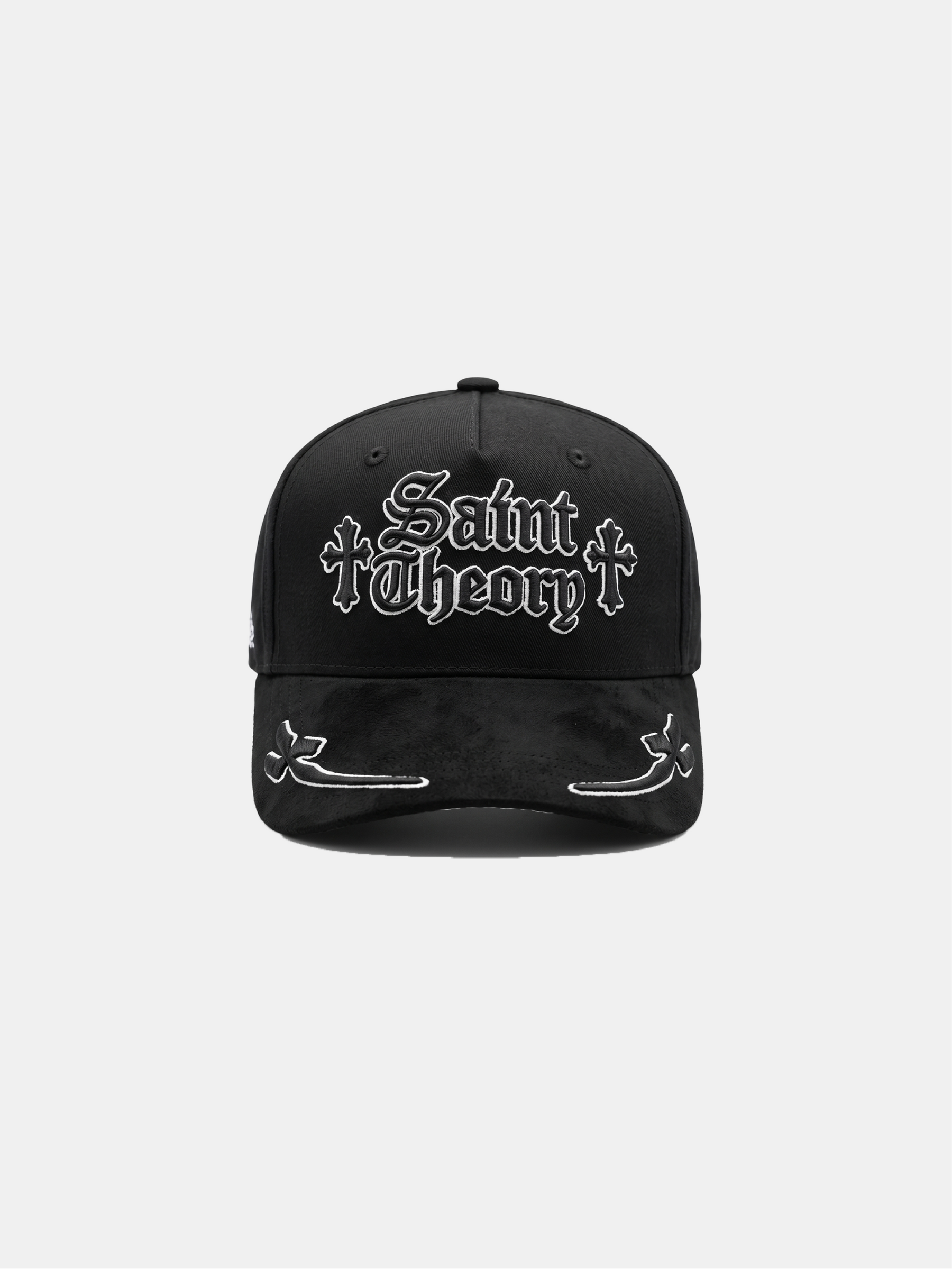 GORRA SAINT THEORY SILENT CROSS BLACK WHITE