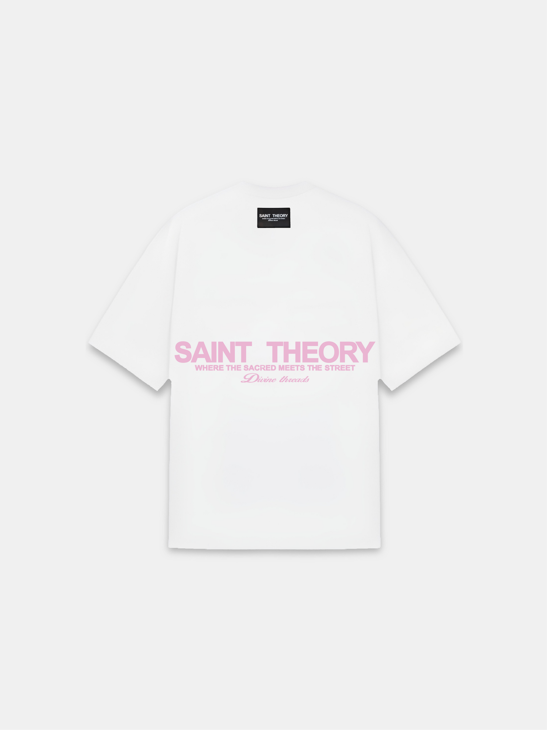 CAMISETA HILOS DIVINOS BLANCO ROSA