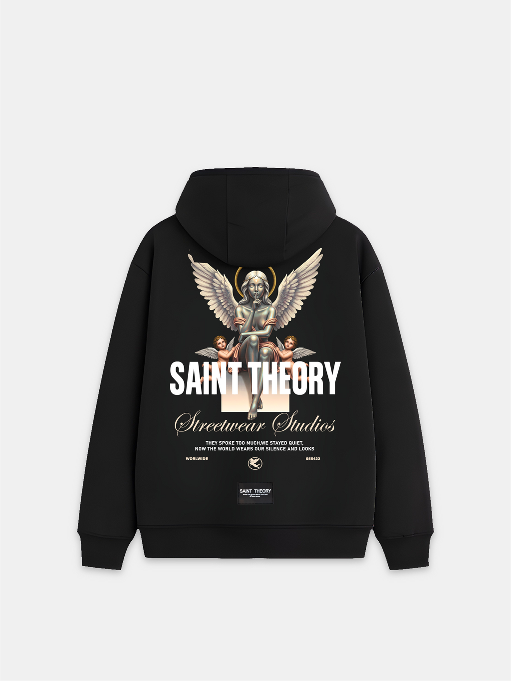 HOODIE EVANGELIUM DELTA BLACK
