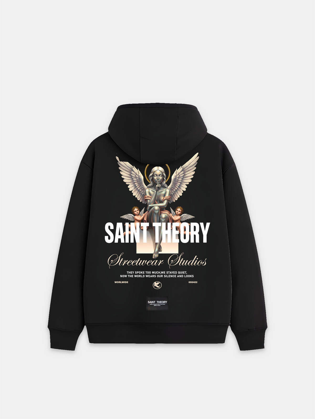 HOODIE EVANGELIUM DELTA BLACK