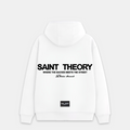 Hoodie Hilos Divinos Blanco/Negro