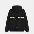 Hoodie Hilos Divinos Negro- Beige