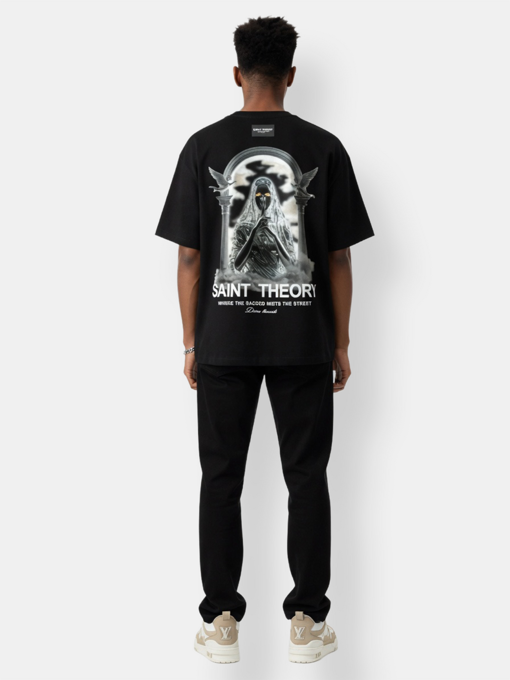 CAMISETA EVANGELIUM CELESTIAL ANGEL BLACK