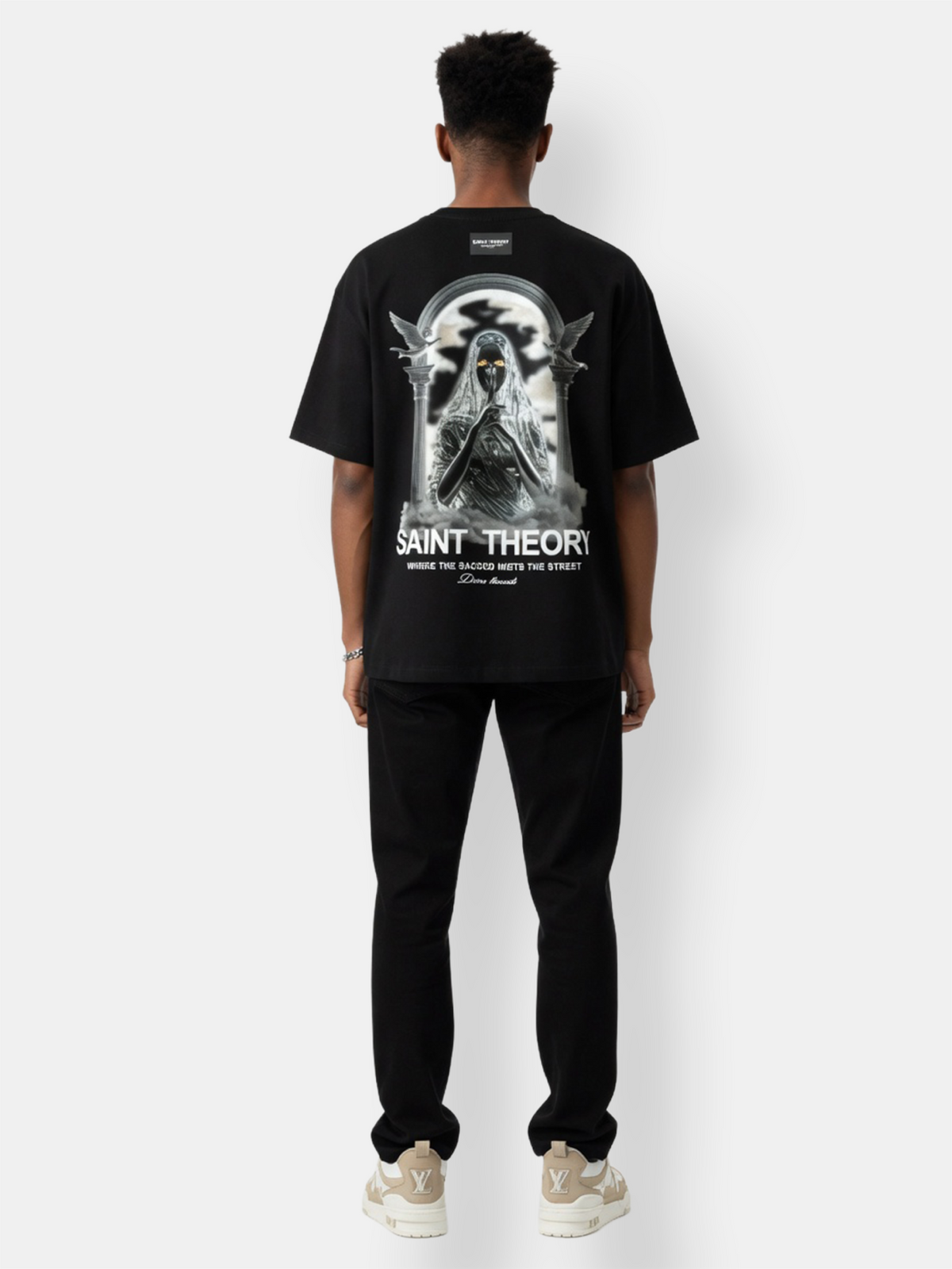 CAMISETA EVANGELIUM CELESTIAL ANGEL BLACK