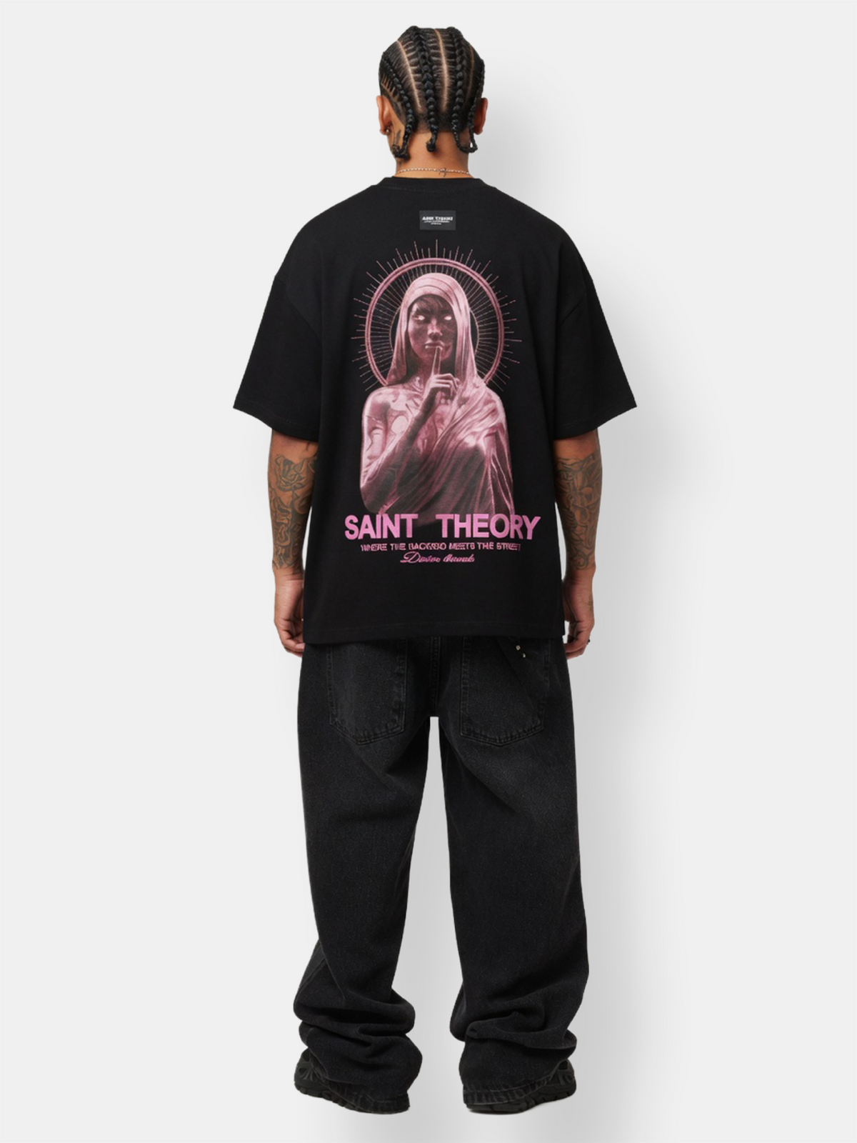 CAMISETA EVANGELIUM PINK ANGEL BLACK