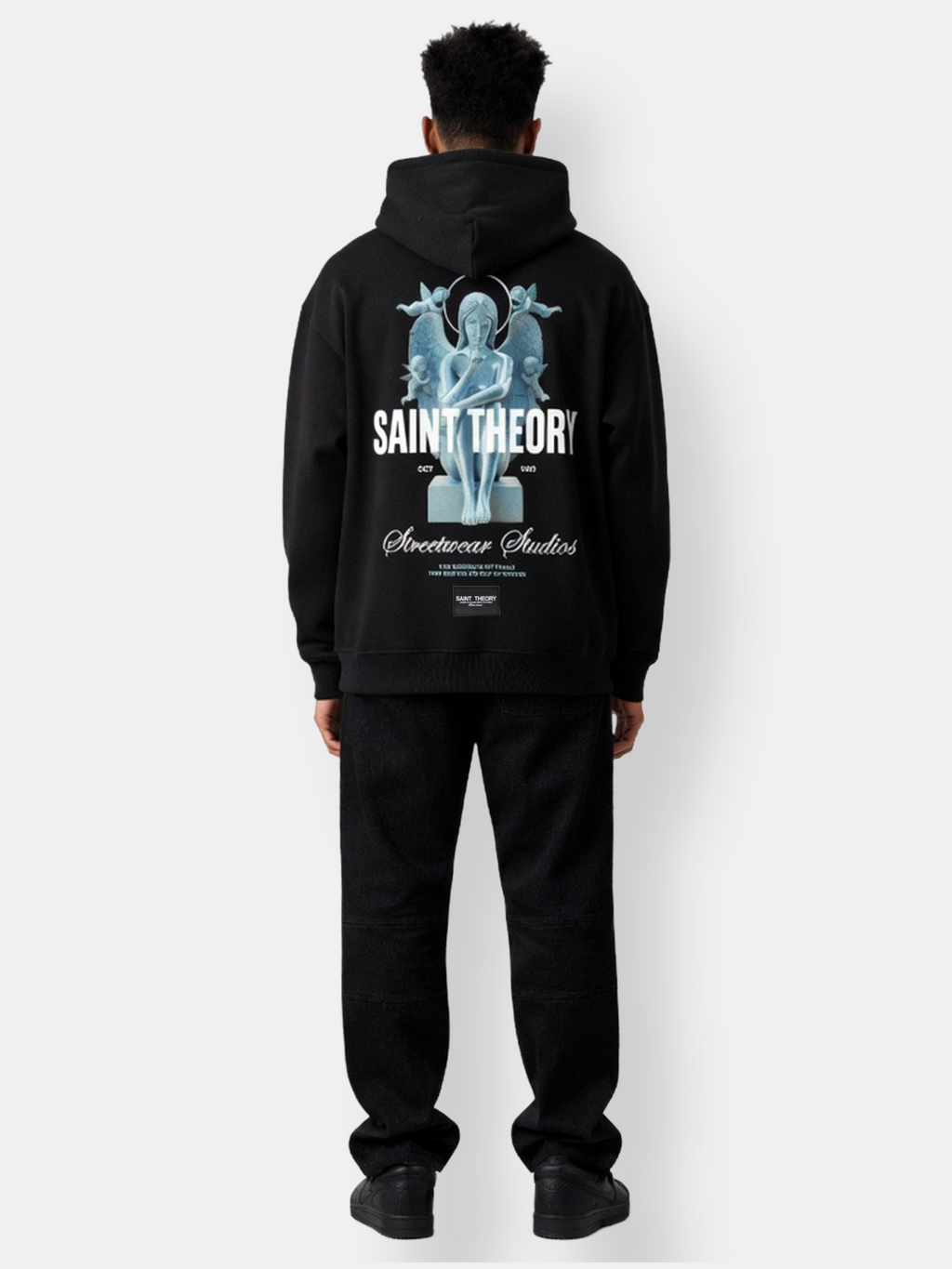 HOODIE EVANGELIUM THE FIRST LIGHT ZEPH BLACK