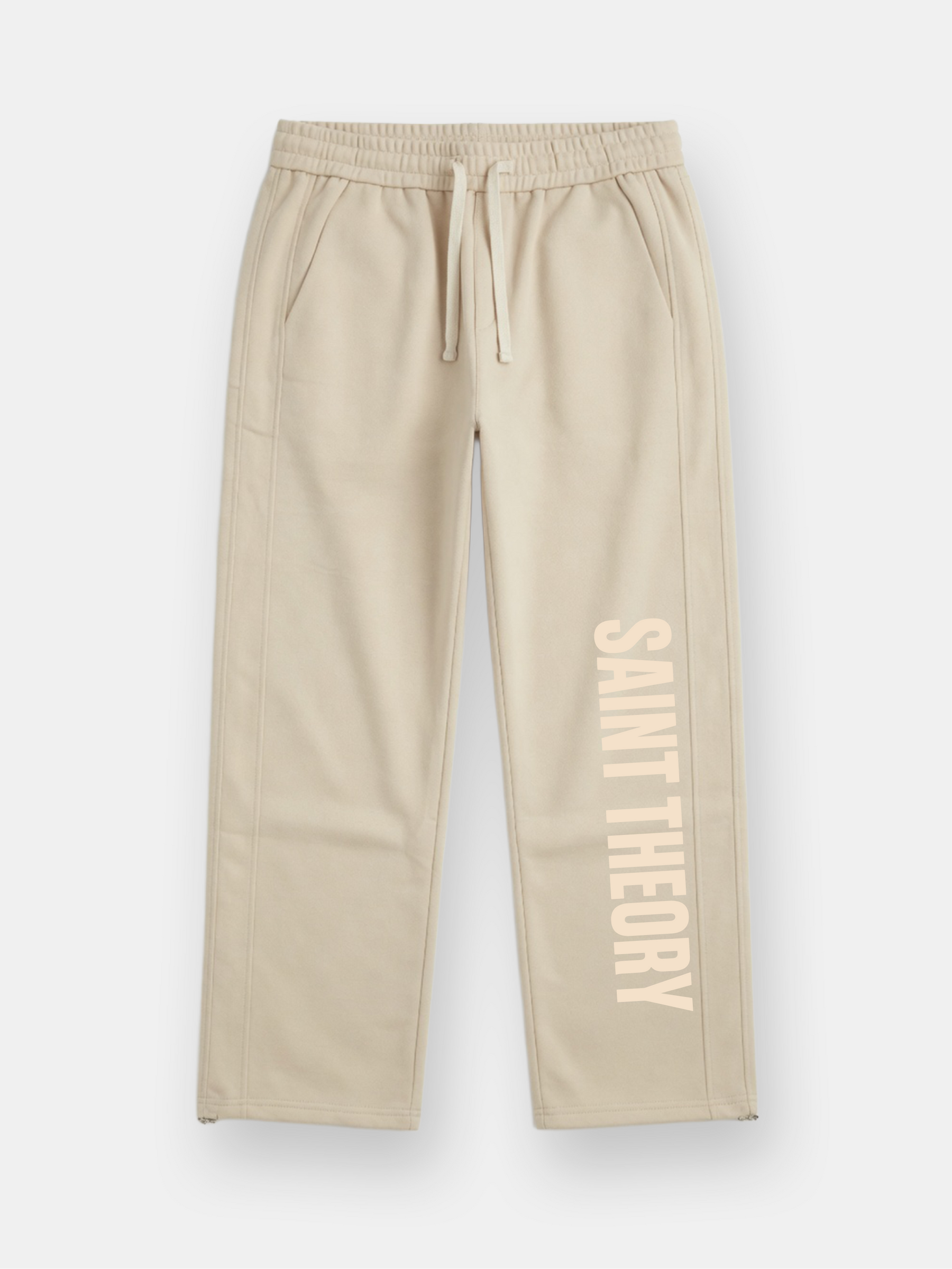 Pants Basic Brown Beige