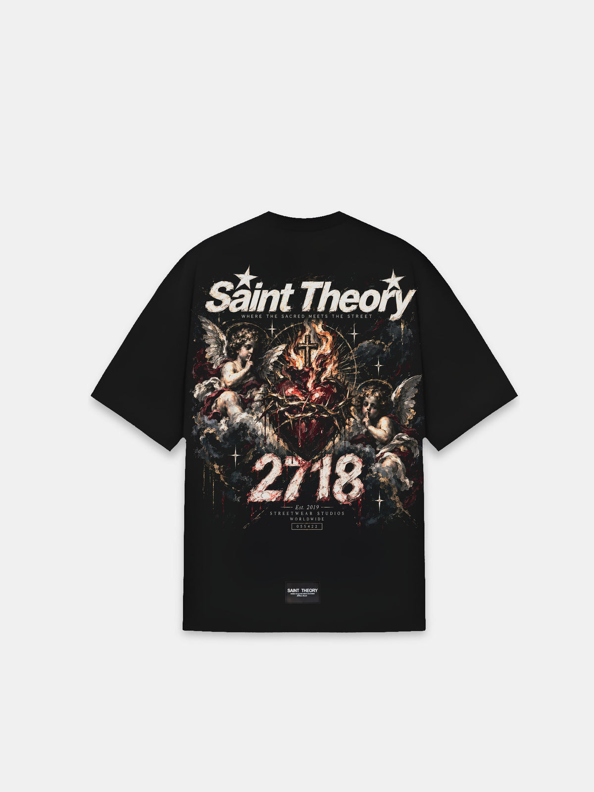 CAMISETA HELLFIRE SAINT BLACK
