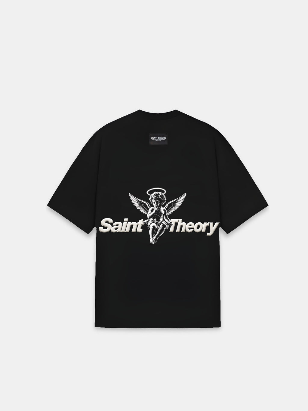 CAMISETA HALO CHERUB BLACK