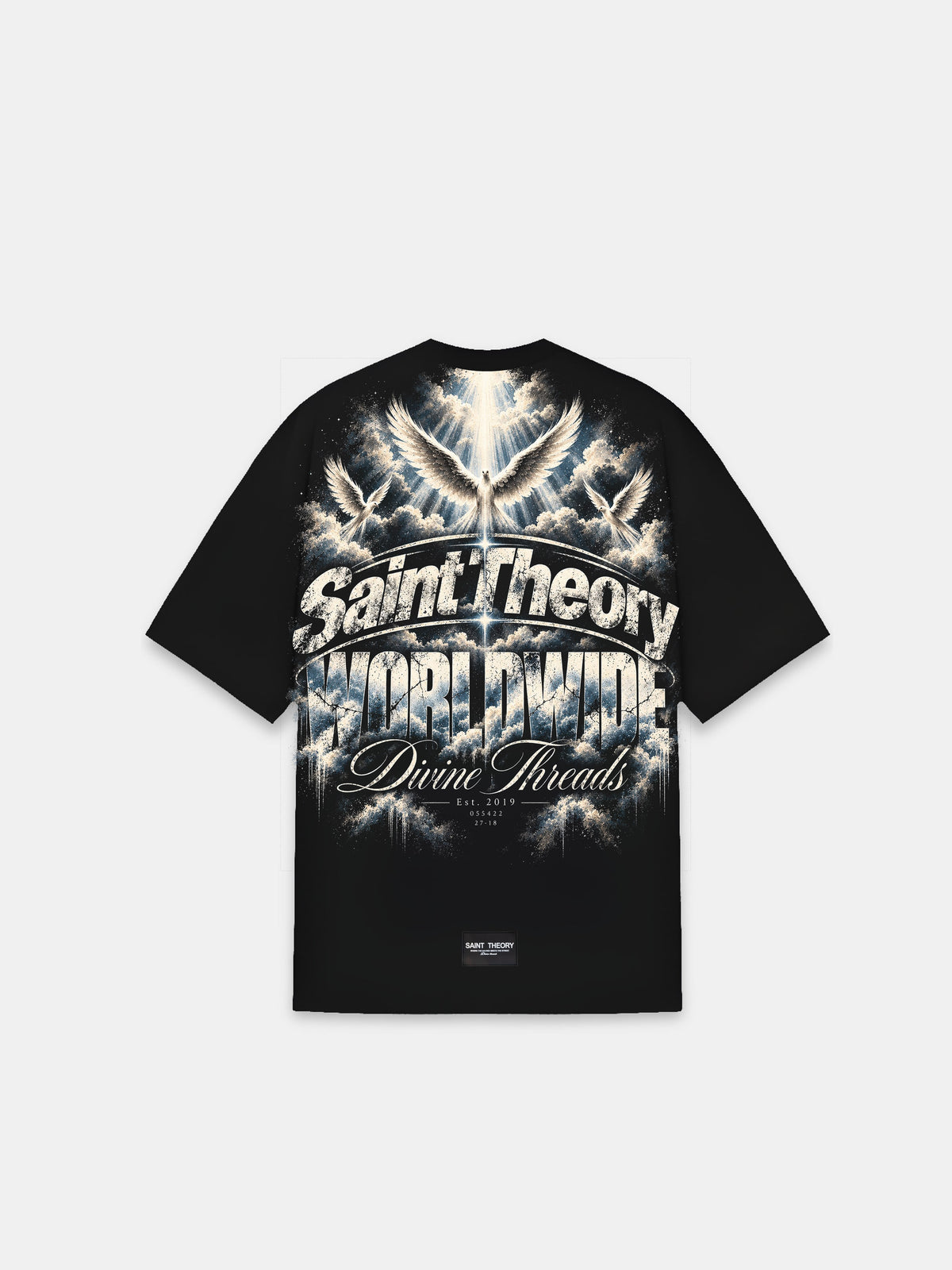 CAMISETA WORLDWIDE DOVES BLACK