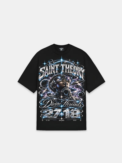 CAMISETA COSMIC SAINT BLACK