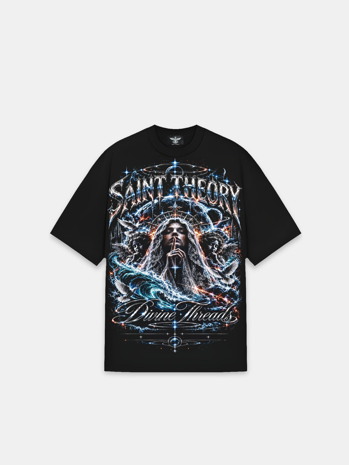 CAMISETA DIVINE TIDE BLACK
