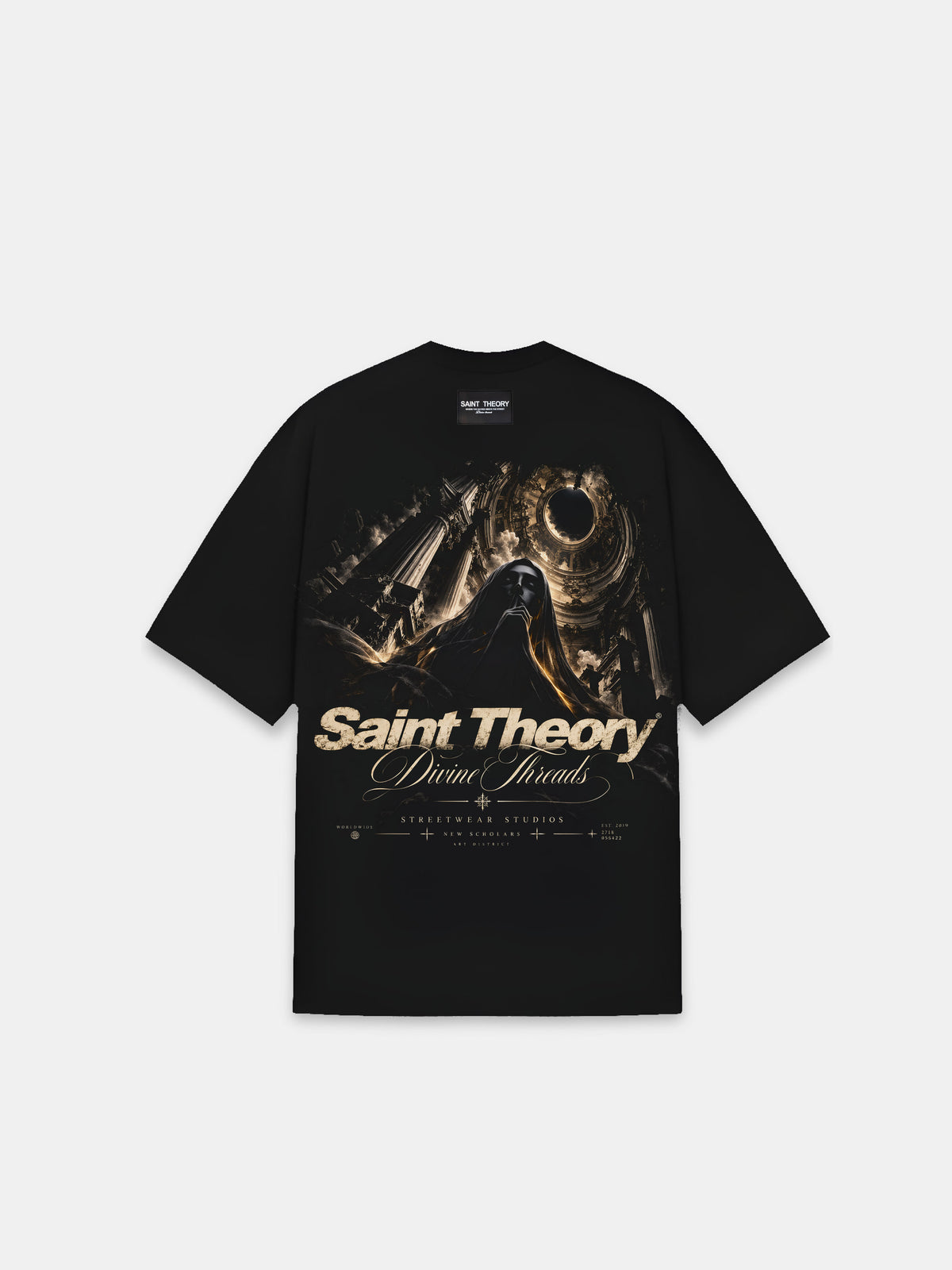 CAMISETA GOLDEN WARRIOR BLACK