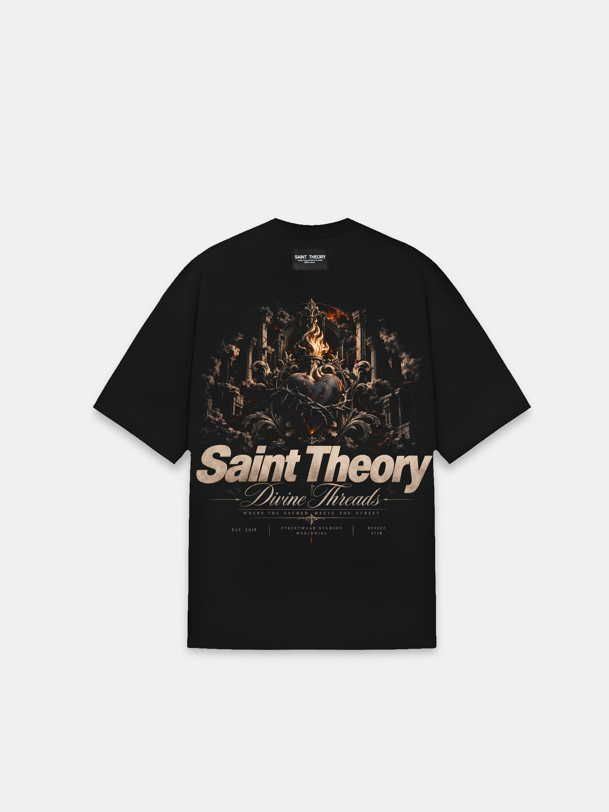 CAMISETA CANDLE THRONE BLACK