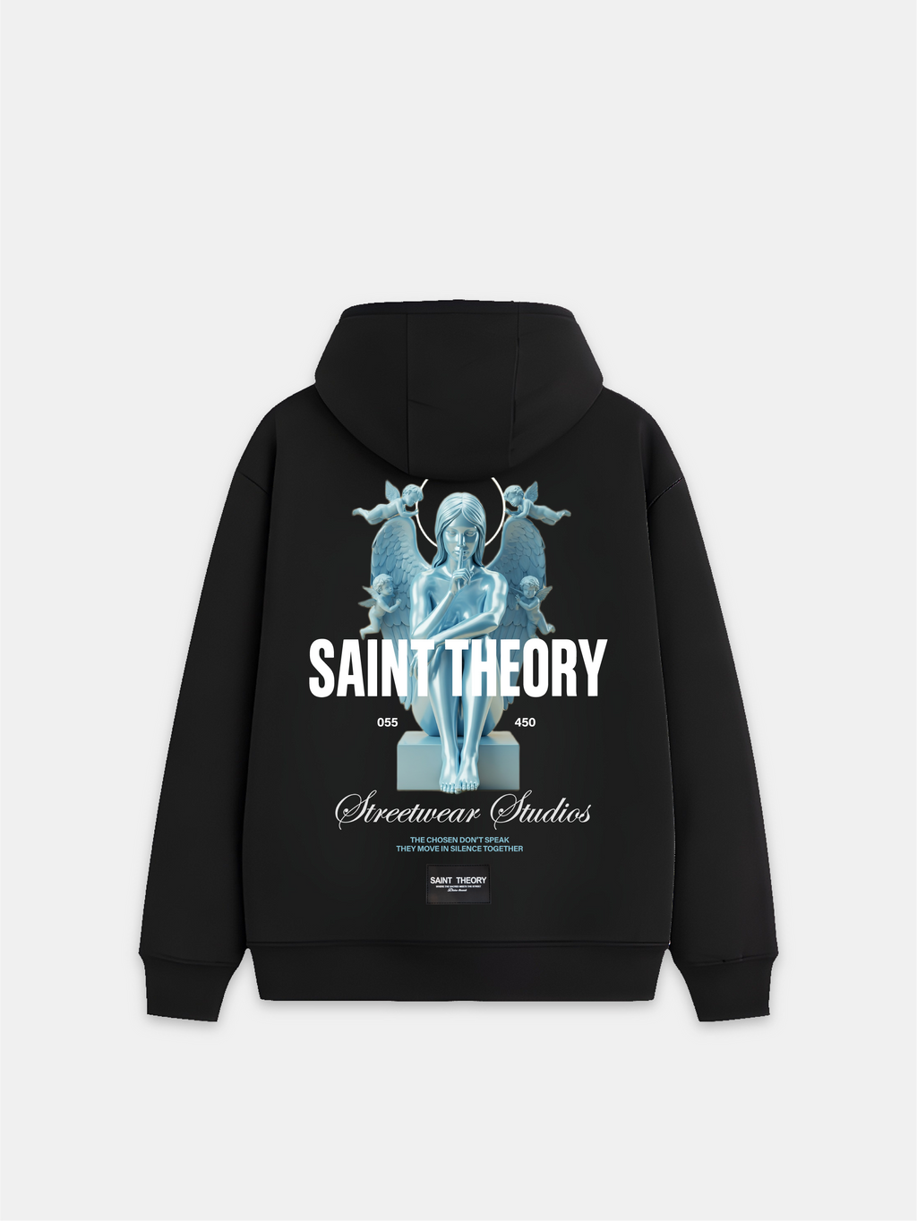 HOODIE EVANGELIUM THE FIRST LIGHT ZEPH BLACK